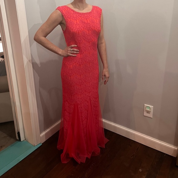 Formal Dress - Coral-Pink - Picture 1 of 5